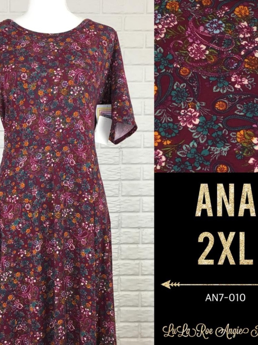 LuLaRoe Ana Maxi Dress